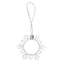 Photo insert globe / sublimation SNOWFLAKE for Christmas tree