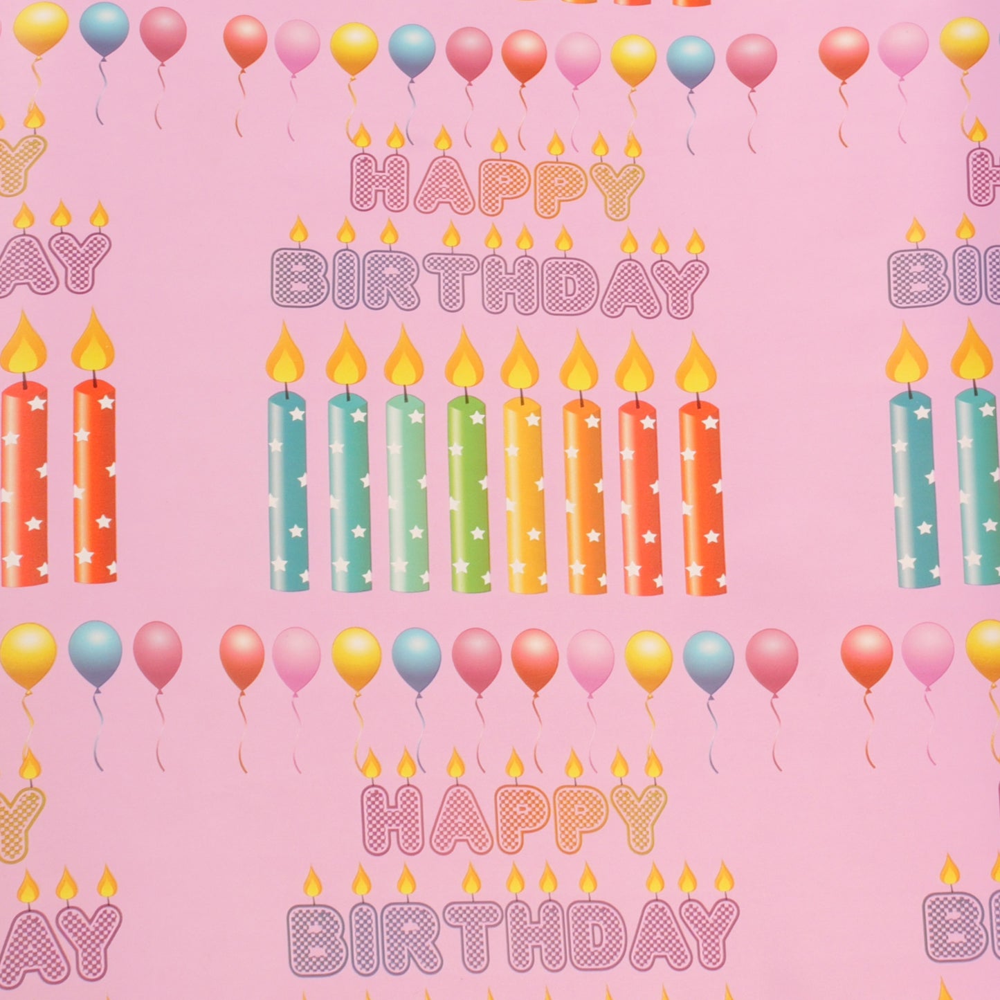 Gift wrapping paper on roll 200x50 - Happy Birthday