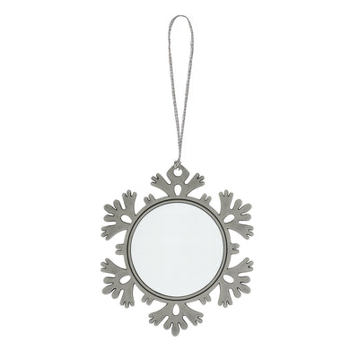 Ornament metalic de brad FULG2 - sublimabil