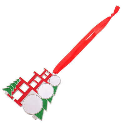 Метален орнамент за елха HOHOHO