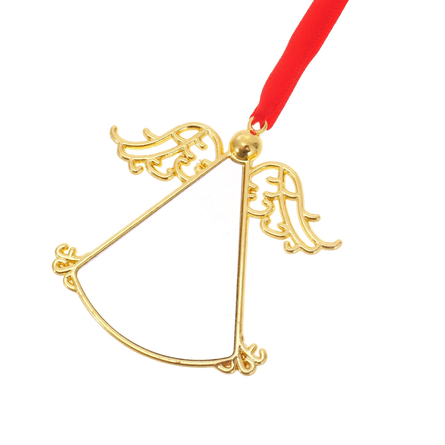 Metal Christmas Tree Ornament ANGEL - Sublimation