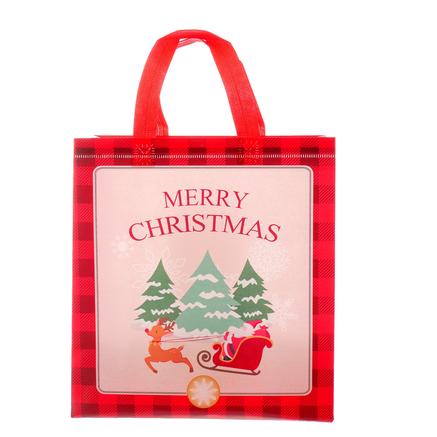 Christmas gift textile bag 29x27