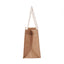 Canvas jute bag with white sides 24x21