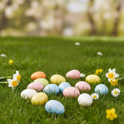 Set 18 oua de PASTE decorative multicolore