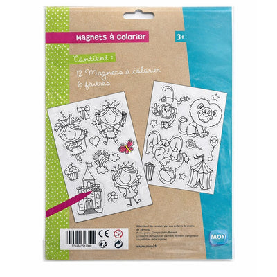 Set magneti de frigider de colorat - Animale de la circ DY456300 - Green Print