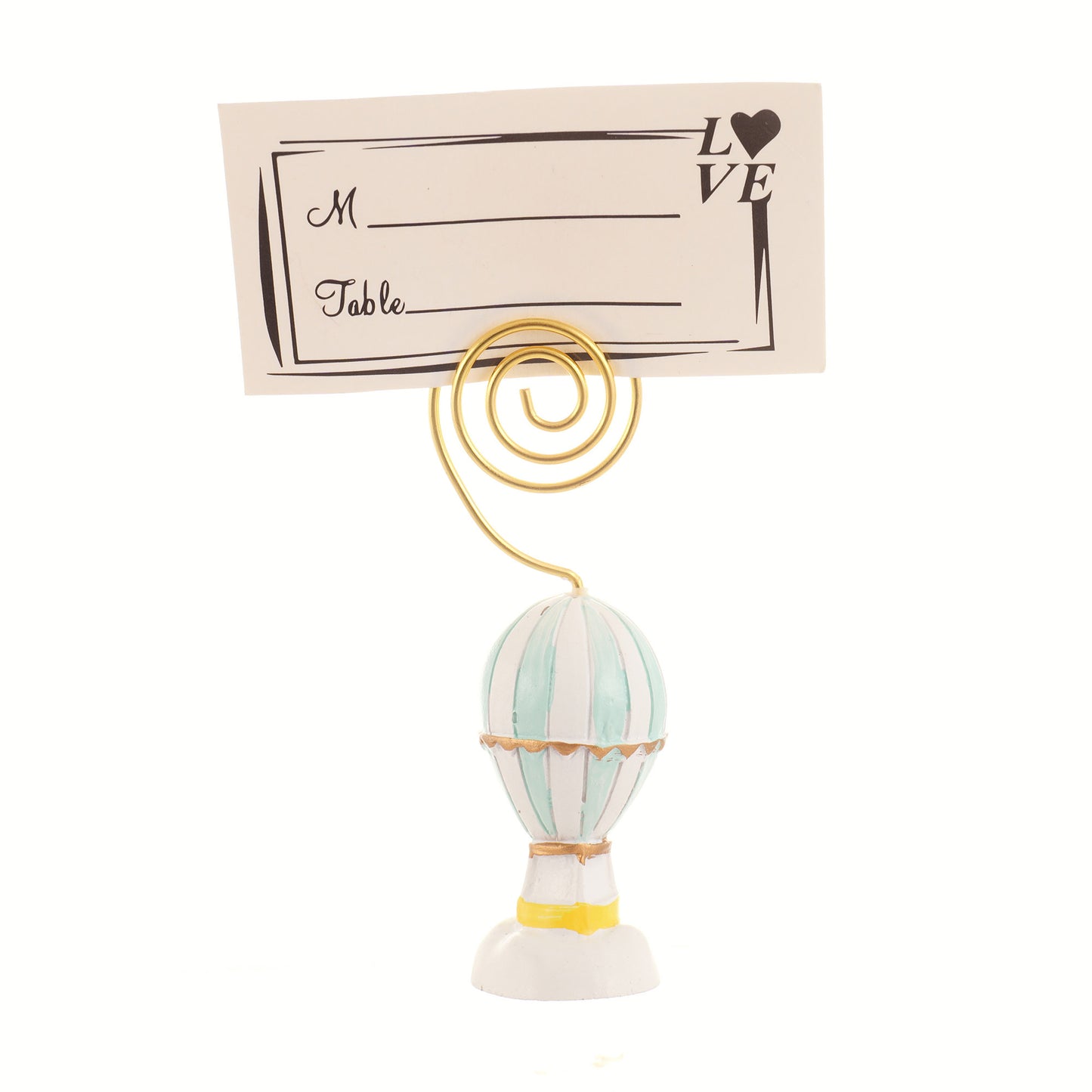 Suport metalic numere de masa si place card  - BALON