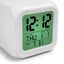 Дигитален часовник с аларма и нощна светлина за сублимация - куб