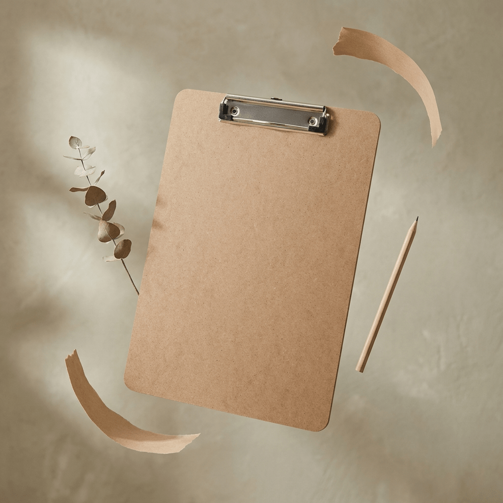 Clipboard MDF A4 PHNSY2921 - Green Print