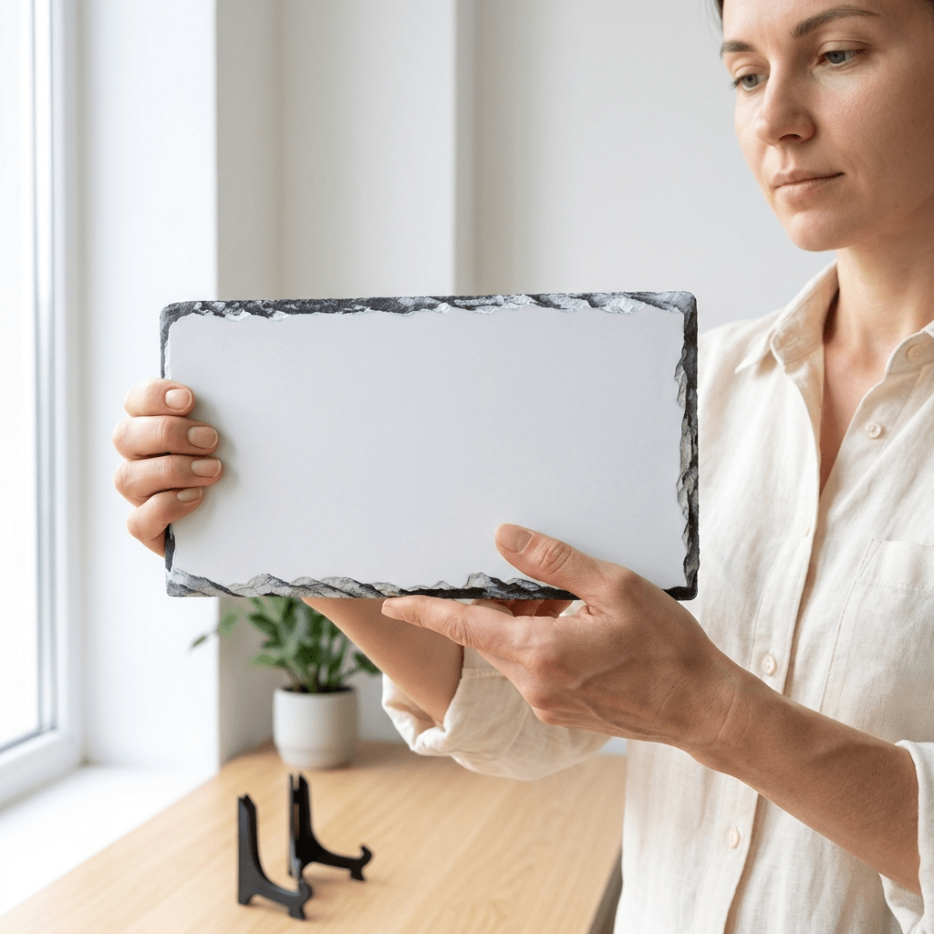 Placa ardezie 22x12 PA-2212 - Green Print