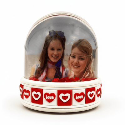 Glob foto Love alb+rosu - LED GL121 - Green Print