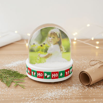 Glob foto Craciun - LED GL012 - Green Print