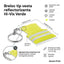 Breloc tip vesta reflectorizanta Hi - Vis BV170117 - Green Print